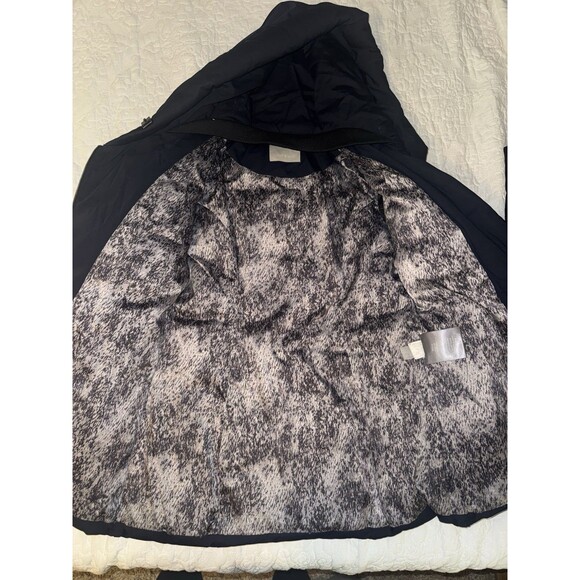 Soia And Kyo Down Coat Puffer Jacket Long Navy Medium - Picture 4 of 8